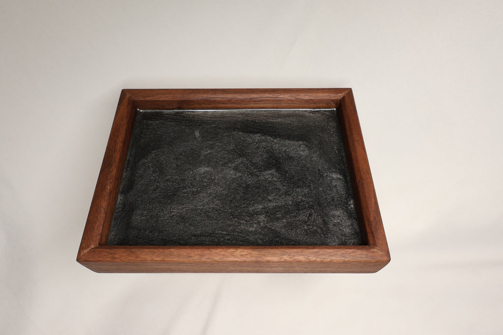 Small Wooden Tray (Walnut/Black)